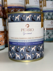 PERRO Karma mokra Gourmet Koza z batatami 800g 
