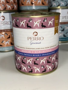 PERRO Karma mokra Gourmet Królik z marchewką  800g