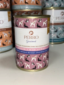 PERRO Karma mokra Gourmet Królik z marchewką  400g 