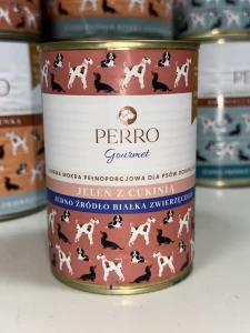 PERRO Karma mokra Gourmet Jeleń z cukinią 400g