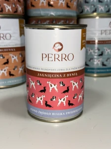 PERRO Karma mokra Jagnięcina z dynią  410g