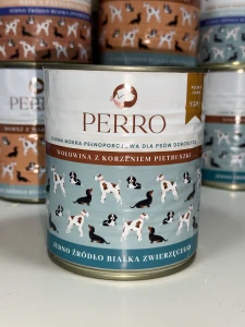 PERRO Karma mokra Wołowina z korzeniem pietruszki 850g