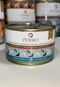 PERRO Karma mokra Wołowina z korzeniem pietruszki 410g