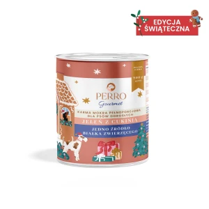 PERRO Karma mokra Gourmet Jeleń z cukinią 800g 
