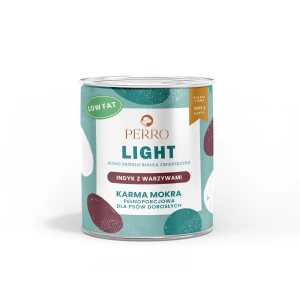 PERRO LIGHT Karma mokra Indyk z warzywami 400g 