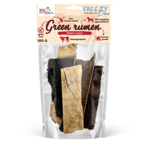 Syta micha - 100% liofilizowany zielony żwacz wołowy dla psa 80g FREEZY Pure