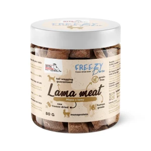 Syta micha - 100% liofilizowane mięso z lamy dla psa 80g FREEZY Pure