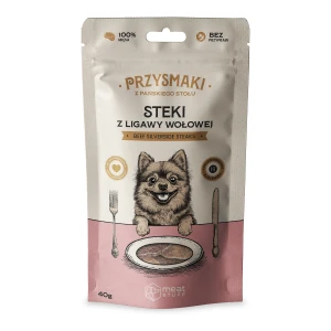 Przysmaki "Z Pańskiego Stołu" - Steki z ligawy wołowej (40 g)