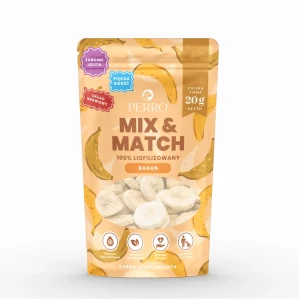 Perro - MIX & MATCH Banan Przysmaki liofilizowane 20g