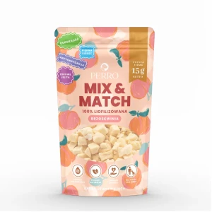 Perro - MIX & MATCH Brzoskwinia Przysmaki liofilizowane 15g  