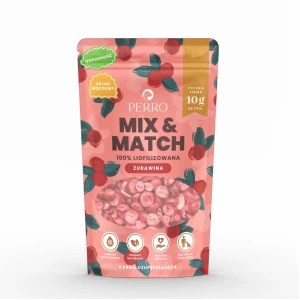 Perro - MIX & MATCH Żurawina Przysmaki liofilizowane 10g 