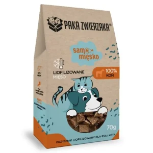 Paka Zwierzaka - Przysmak liofilizowany Samo Mięsko KOŃ 70g 