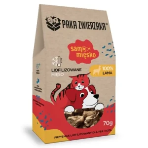 Paka Zwierzaka - Przysmak liofilizowany Samo Mięsko LAMA 70g