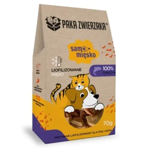 Paka Zwierzaka - Przysmak liofilizowany Samo Mięsko TUŃCZYK 70g