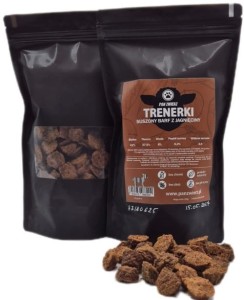 PanZwierz - Suszony Barf - trenerki z jagnięciny 250g 