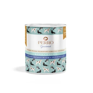 PERRO Karma mokra Gourmet  Konina z dynią dla szczeniąt 800g