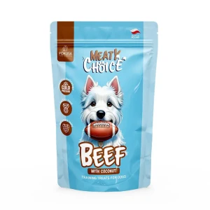 Pokusa - Smaczki treningowe - Meaty Choice Beef with Coconut (200g) 
