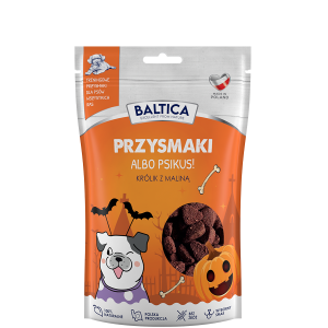 Baltica - Przysmaki Halloween Królik z maliną 100g
