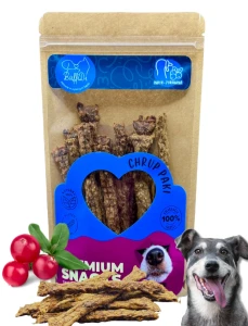 Baffidi - ChrupPaki dla psa - indyk z żurawiną 100g SuperFood