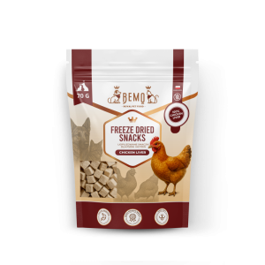 Bemo - Freeze Dried Snacks Chicken Liver - liofilizowane smaczki z wątróbki kurczaka 70g