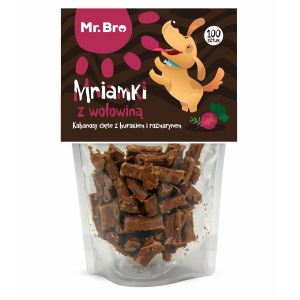 Mr. Bro Mniamki Przysmaki dla psa z Wołowiny 80g- Air Dried