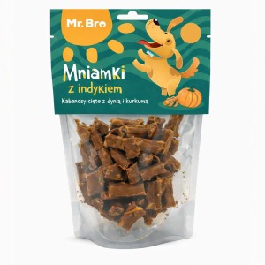 Mr. Bro Mniamki Przysmaki dla psa z indyka 80g- Air Dried