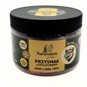 Naturalnie z Kotfina - Liofilizowany schab z dzika 100% - 50g