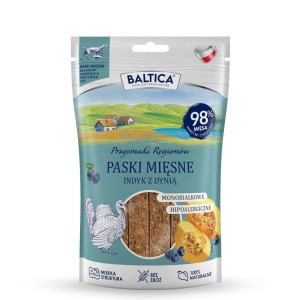 BALTICA PRZYSMAKI REGIONÓW - Mięsne paski Indyk z dynią 90g