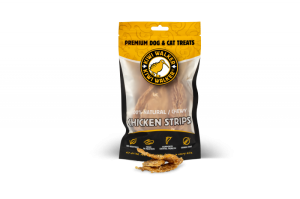 Kiwi Walker 100% KURCZAK PASKI Przysmaki suszone powietrzem dla psa i kota 100g
