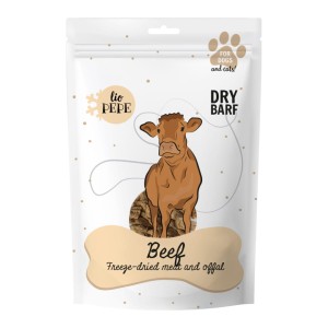 Paka Zwierzaka - Lio PEPE Beef - Liofilizowane przysmaki - mięso wołowe 60g