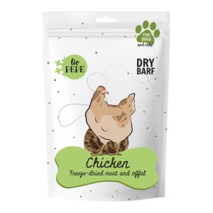Paka Zwierzaka - Lio PEPE Chicken - Liofilizowane przysmaki - kurze serca 60g