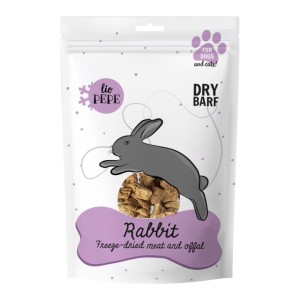 Paka Zwierzaka - Lio PEPE Rabbit - Przysmaki liofilizowane - wątróbka królicza 60g