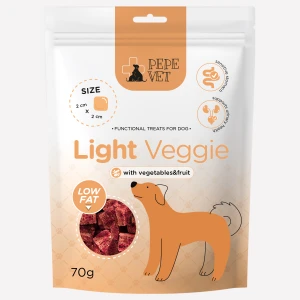 Paka Zwierzaka - Przysmak dla psa PEPE VET Light Veggie (wegetariański) 70g