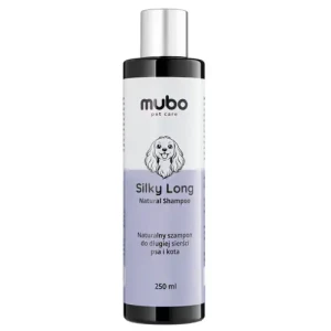 Mubo - Silky Long Natural Shampoo 250ml - delikatny szampon do długiej sierści psa i kota