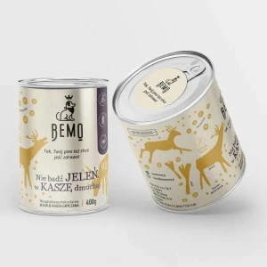 KARMA MOKRA DLA PSA - NIE BĄDŹ JELEŃ, W KASZĘ DMUCHAJ 800g 
