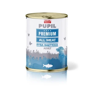 Karma mokra dla psa PUPIL Premium All Meat ADULT ryba bałtycka 800 g  