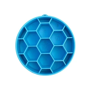 SODAPUP - niebieska plaster miodu Honeycomb  - MISKA SPOWALNIAJĄCA 