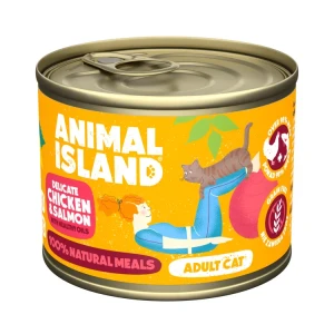Animal Island mokra karma dla kota - kurczak/łosoś 200g  