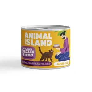 Animal Island mokra karma dla kota - kurczak/królik 200g  