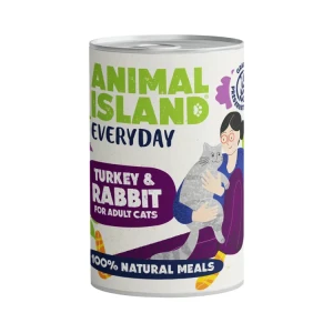 Animal Island mokra karma dla kota Everyday - indyk/królik 400g   