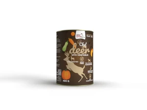 Karma mokra dla psa Jeleń z warzywami 400g   