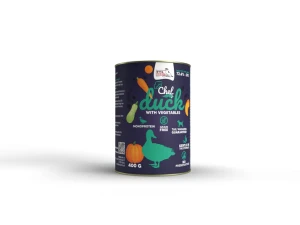 Karma mokra dla psa Kaczka z warzywami 400g    