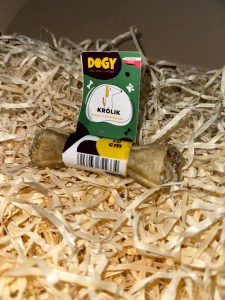 DOGY - Kość z królikiem i marchewką 10cm