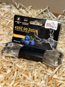 Kość do żucia Hipoalergiczna jeleń z jagodami 13,5cm