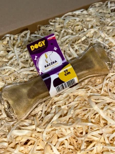 DOGY - Kość z kaczką i jabłkiem 17cm 