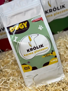 DOGY - Karma pieczona z Królikiem dla małych ras 1,2kg