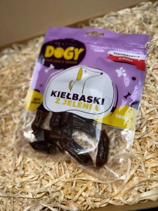 DOGY - Kiełbaski z jelenia 100g