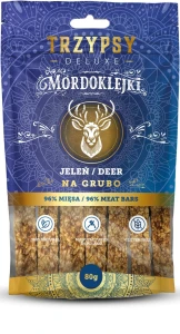 Trzypsy Mordoklejki na grubo z Jelenia 80g 