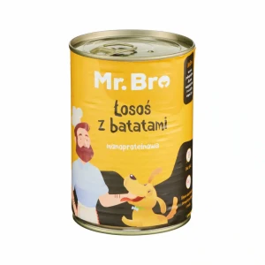 Mr. Bro Monoproteinowa karma  - Łosoś z Batatami 400g