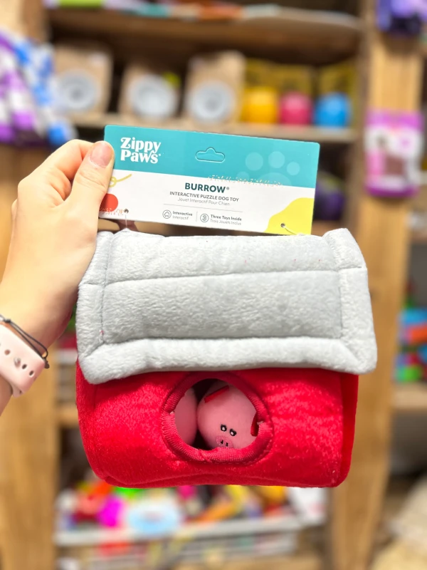 ZippyPaws pluszowa norka Domek ze świnkami